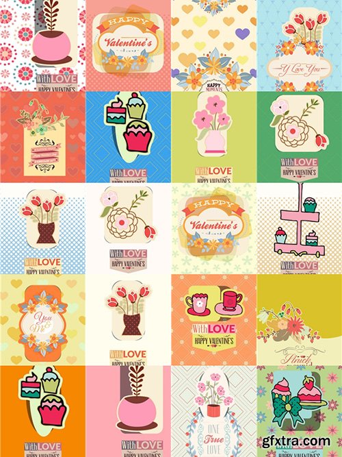 Love Vector Bundle 102xEPS