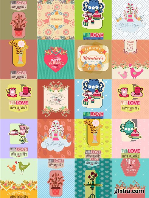 Love Vector Bundle 102xEPS