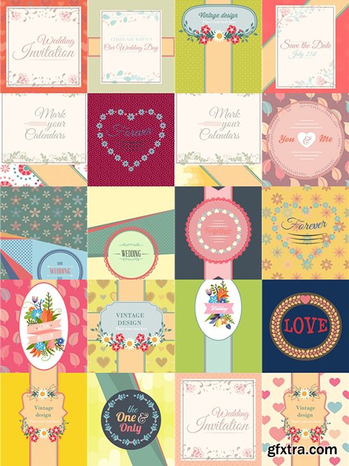 Wedding Vector Bundle 102xEPS