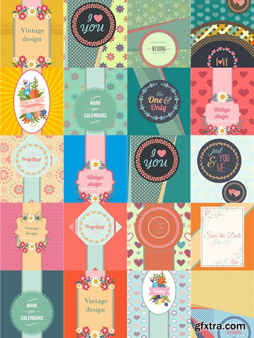 Wedding Vector Bundle 102xEPS