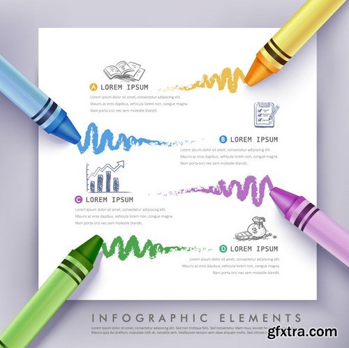 Collection of infographics vol.123, 25xEPS