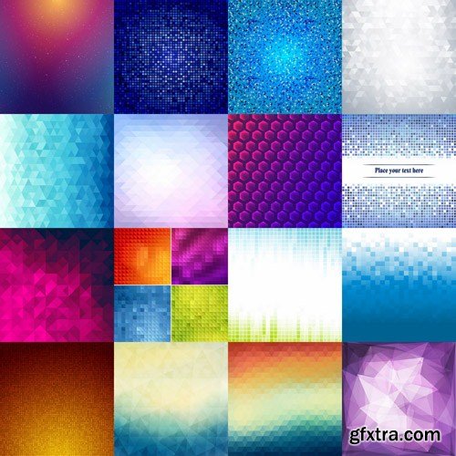 Abstract Background Collection#27 - 25 Vector