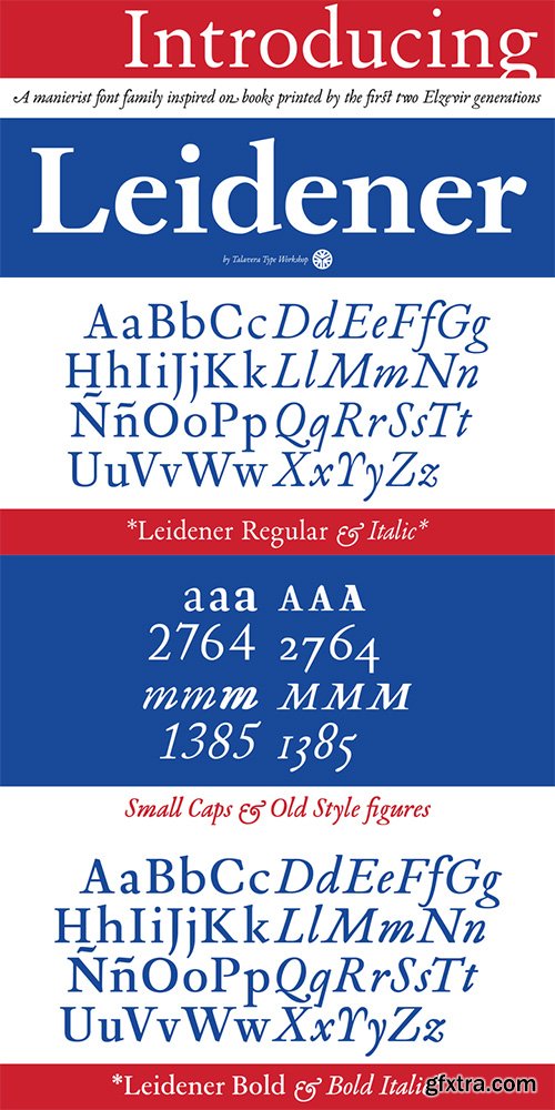 Leidener Font Family - 6 Font $240