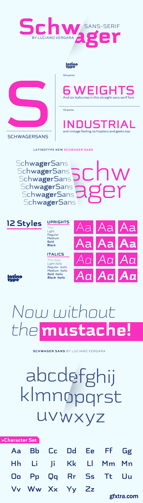 Schwager Sans Font Family - 12 Fonts for $149