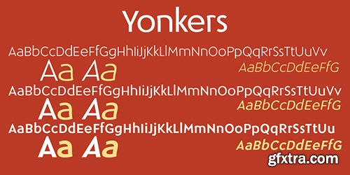 Yonker Font Family - 6 Font $230