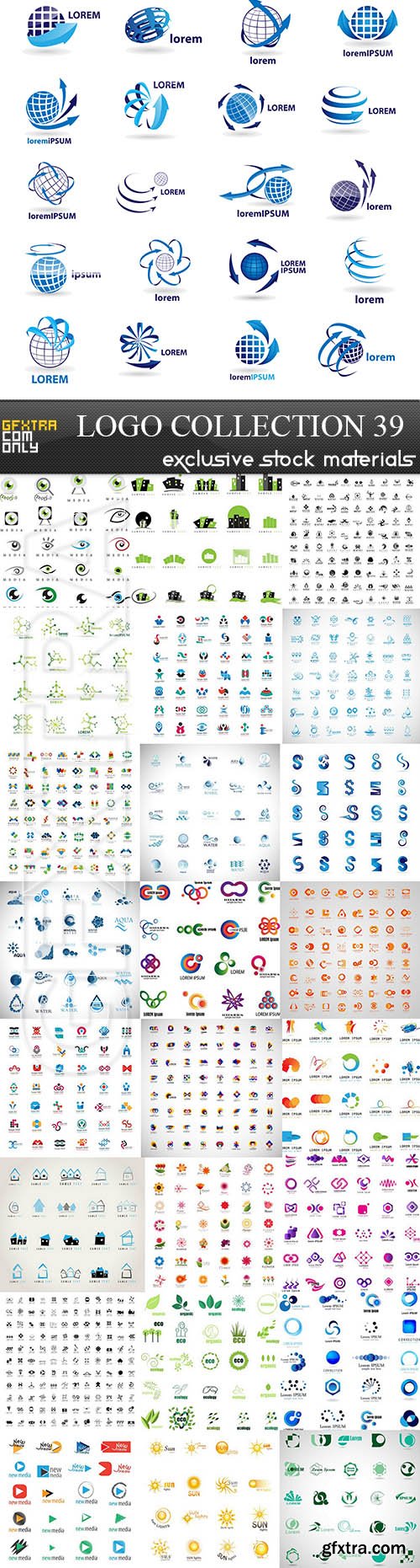 Collection of Logos vol.39, 25xEPS