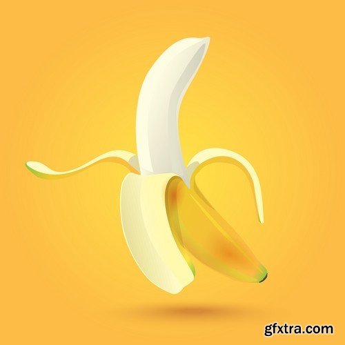 Stock Vectors - Bananas 2, 25xEPS