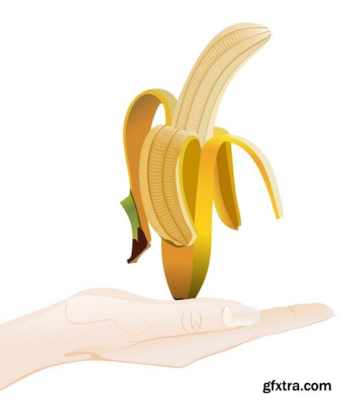 Stock Vectors - Bananas 2, 25xEPS