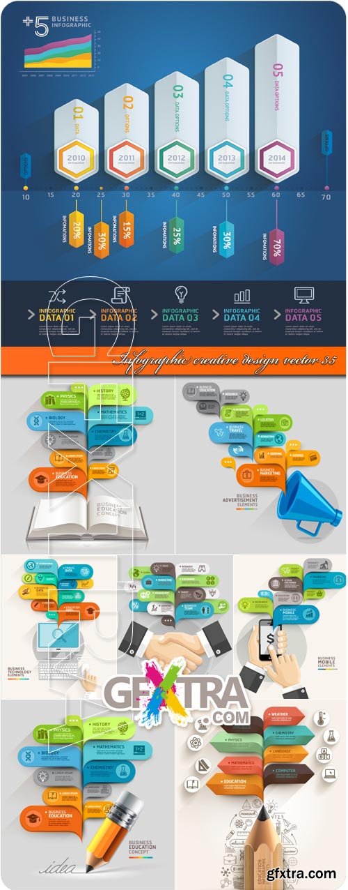 Infographic creative design vector 35