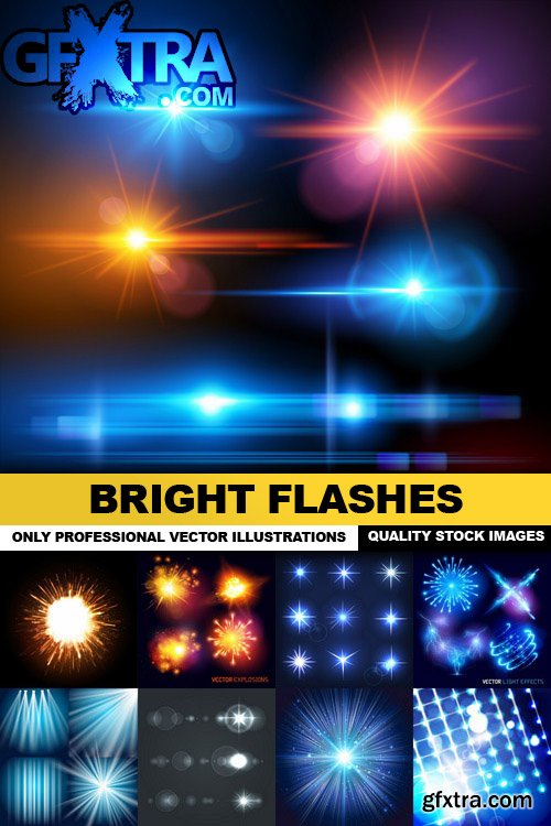 Bright Flashes - 25 Vector