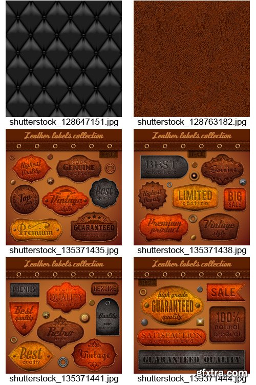 Amazing SS - Leather Textures, 25xEPS