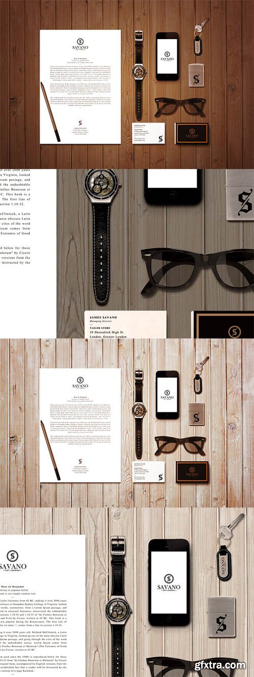 Corporate Stationery Mock up Template