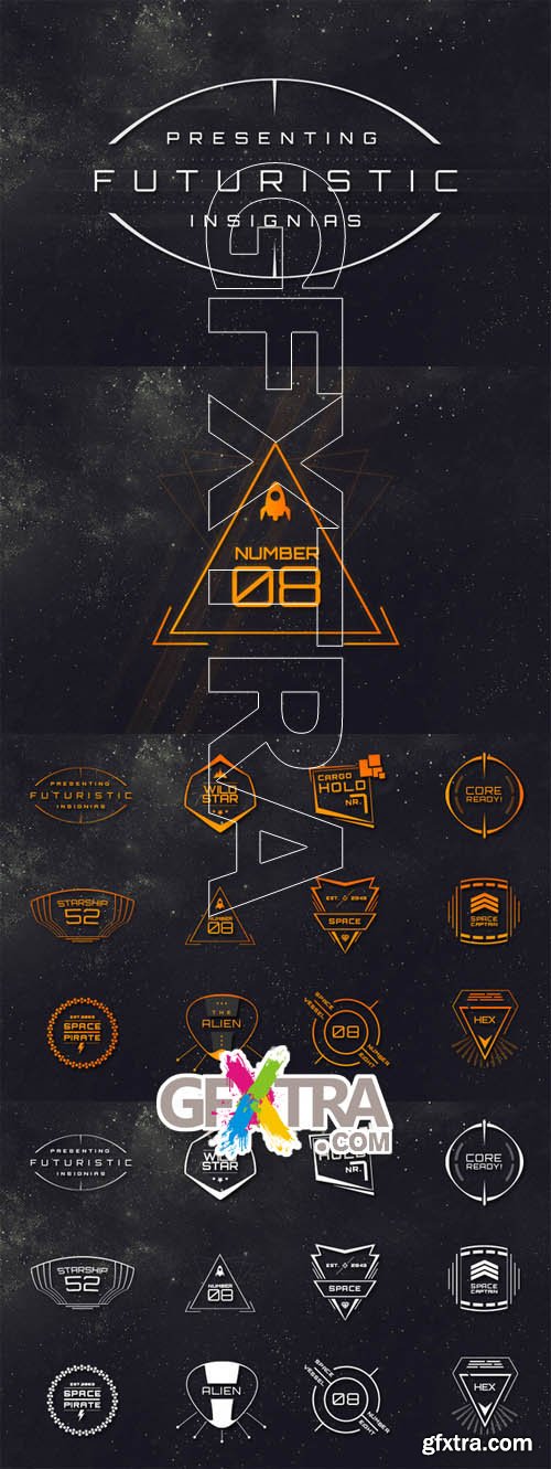 12 Sci-Fi Badges