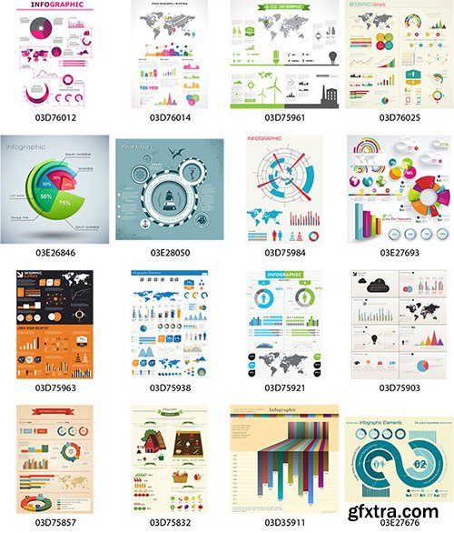 100 Premium Infographics V2 from Ingimage