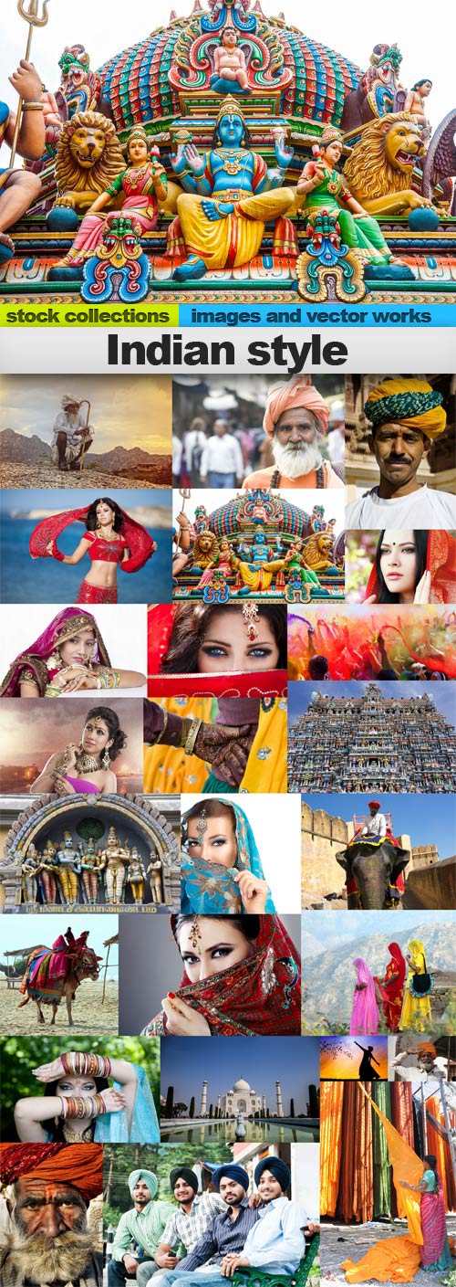 Indian style,25 x UHQ JPEG