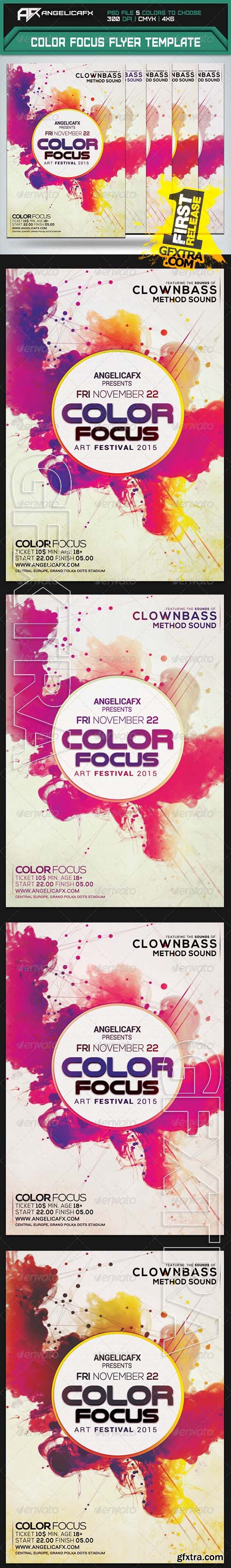 Color Focus Flyer Template - GraphicRiver 8448115