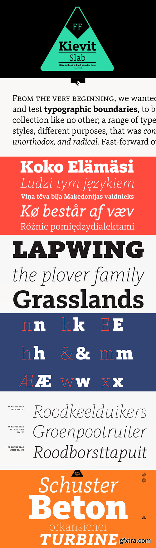 FF Kievit Slab Font Family - 18 Fonts for $659