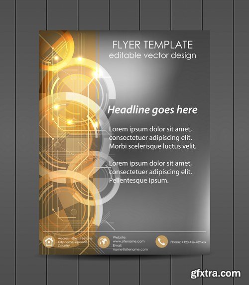 Business Flyer Template, 25xEPS