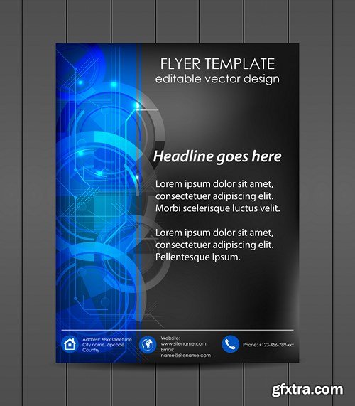 Business Flyer Template, 25xEPS