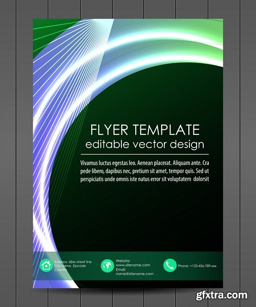 Business Flyer Template, 25xEPS