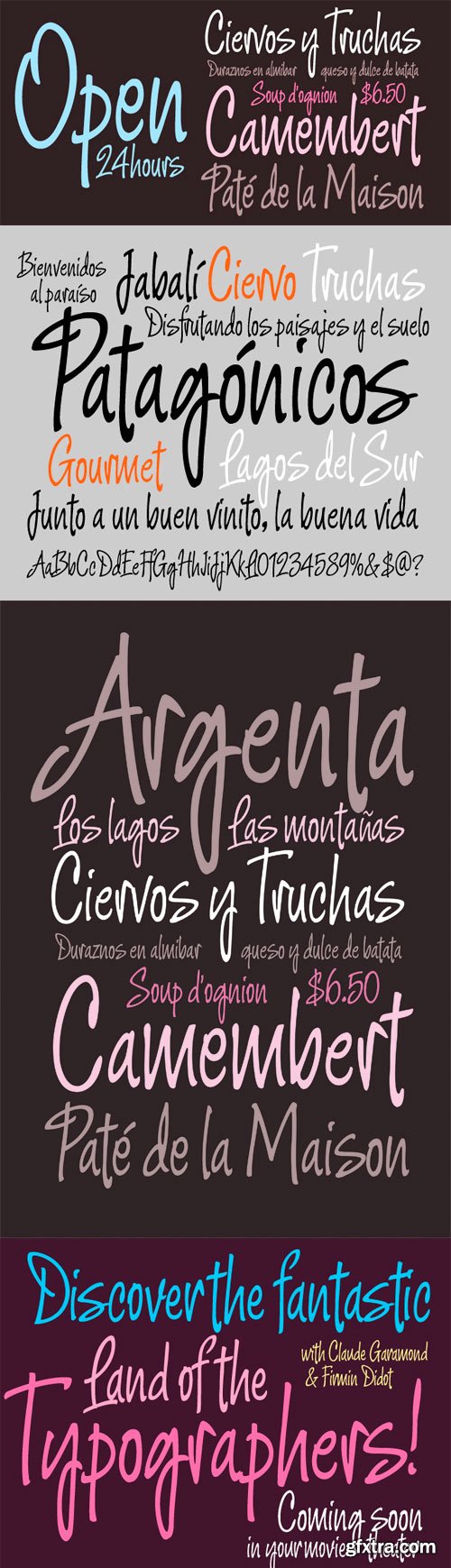 Argenta Font for $59