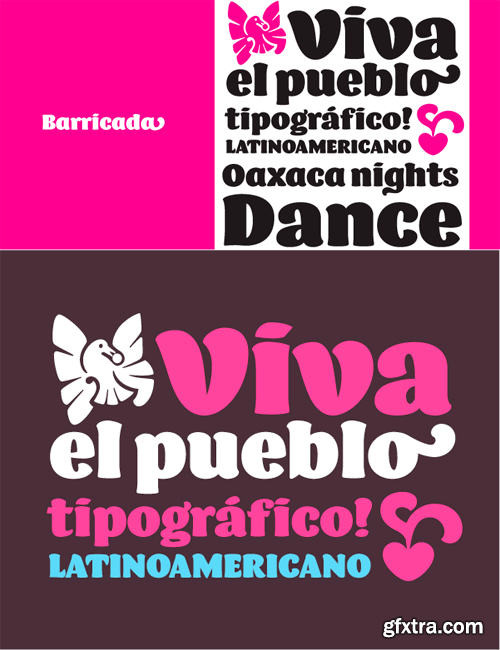 Barricada Font for $49