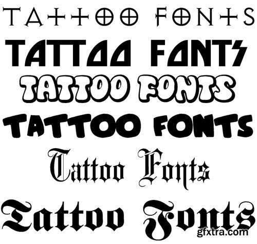 20.000 Tattoo Fonts