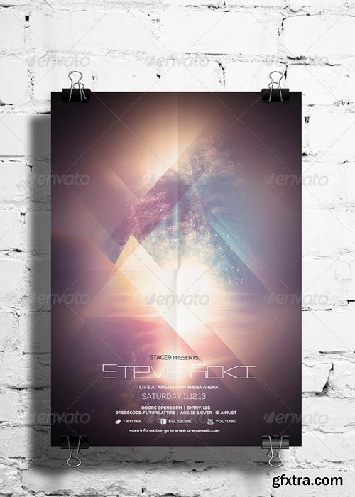 Futuristic Flyer / Poster Vol. 01 - GraphicRiver 6785873