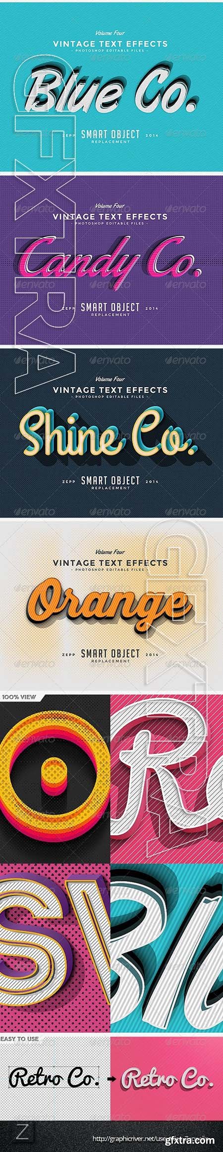 Vintage Text Effects Vol.4 - GraphicRiver 8741277