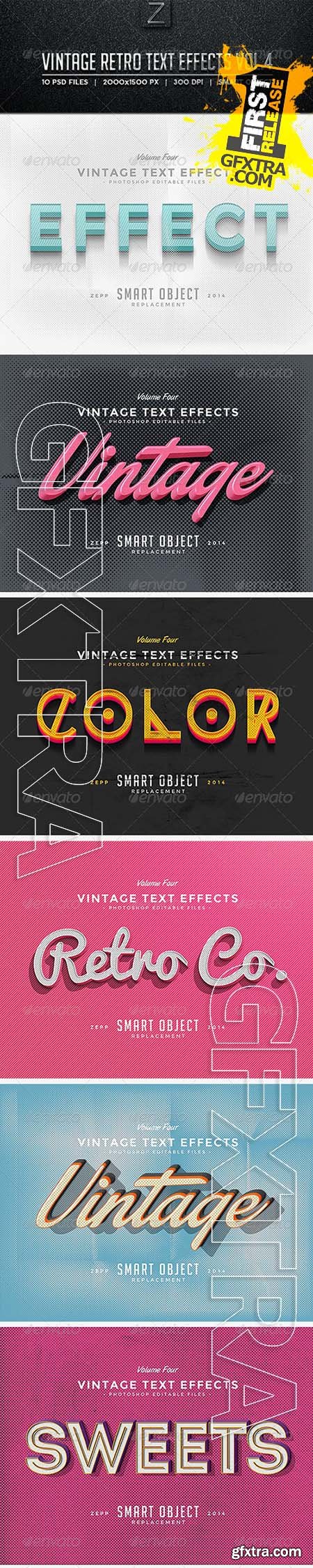 Vintage Text Effects Vol.4 - GraphicRiver 8741277