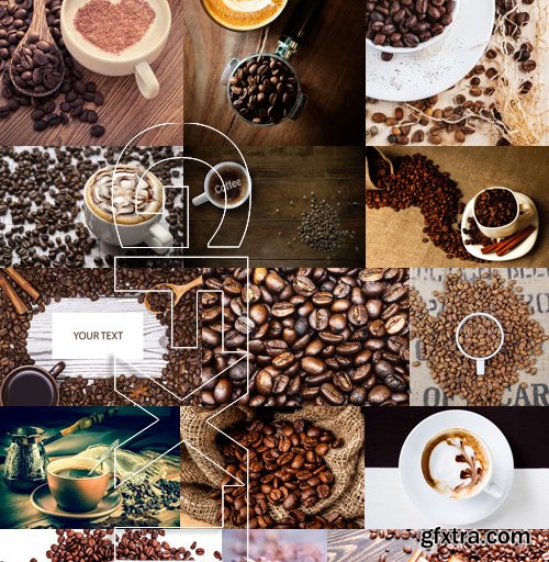 Stock Photos - Coffee 5, 25xJPG