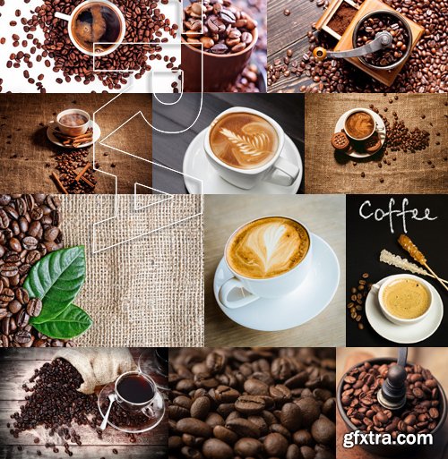 Stock Photos - Coffee 5, 25xJPG