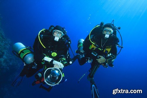 Stock Photos - Diving 2, 25xJPG