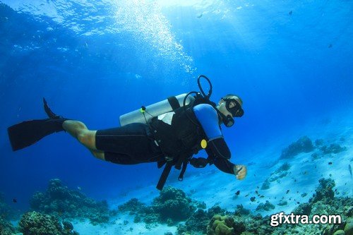 Stock Photos - Diving 2, 25xJPG