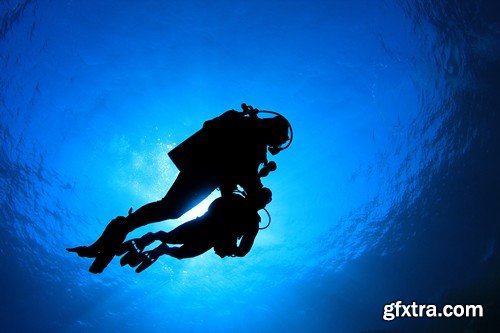 Stock Photos - Diving 2, 25xJPG