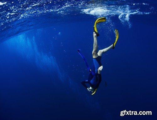 Stock Photos - Diving 2, 25xJPG