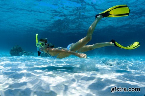 Stock Photos - Diving 2, 25xJPG