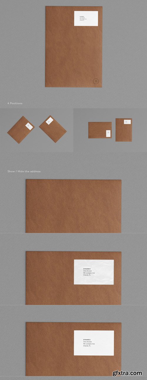 Paper Envelope Mockup