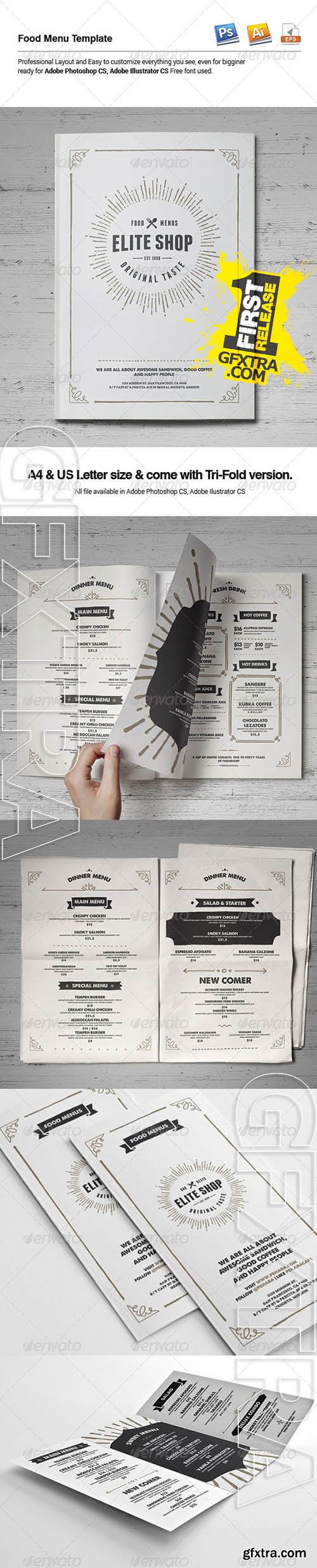 Food Menu Template - GraphicRiver 8106667