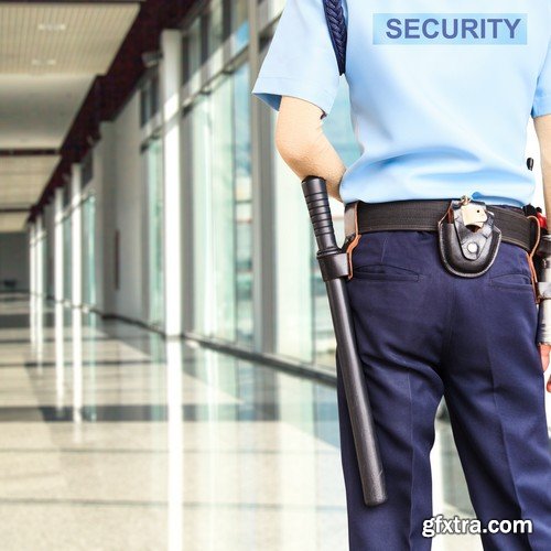 Stock Photos - Security man, 25xJPG