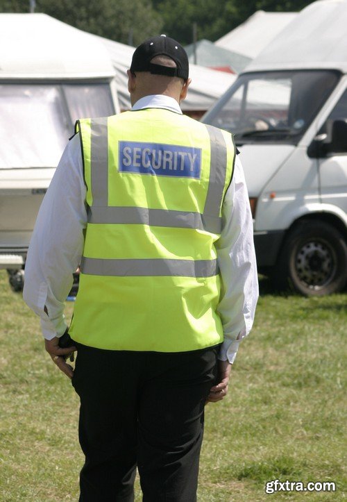 Stock Photos - Security man, 25xJPG