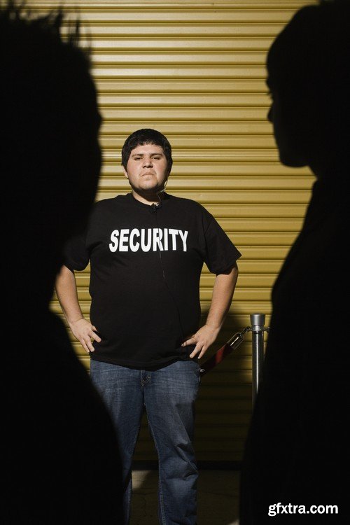 Stock Photos - Security man, 25xJPG