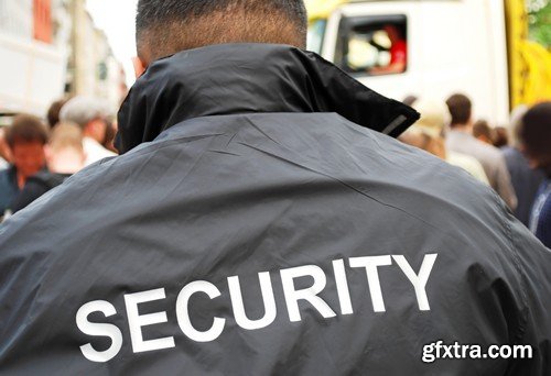 Stock Photos - Security man, 25xJPG