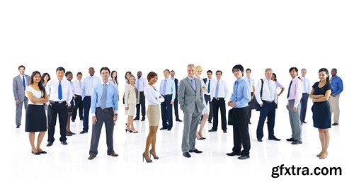 Stock Photos - Large group of people, 25xJPG