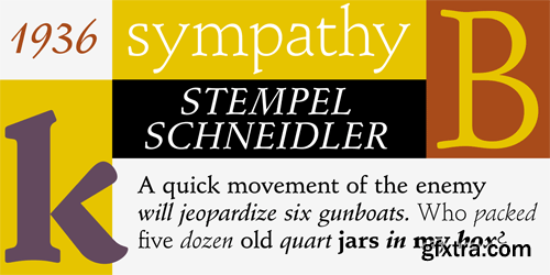 Stempel Schneidler Font Family - 10 Fonts for $232