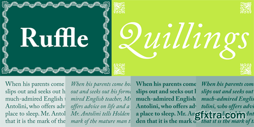 Adobe Caslon Pro Font Family - 6 Fonts for $178