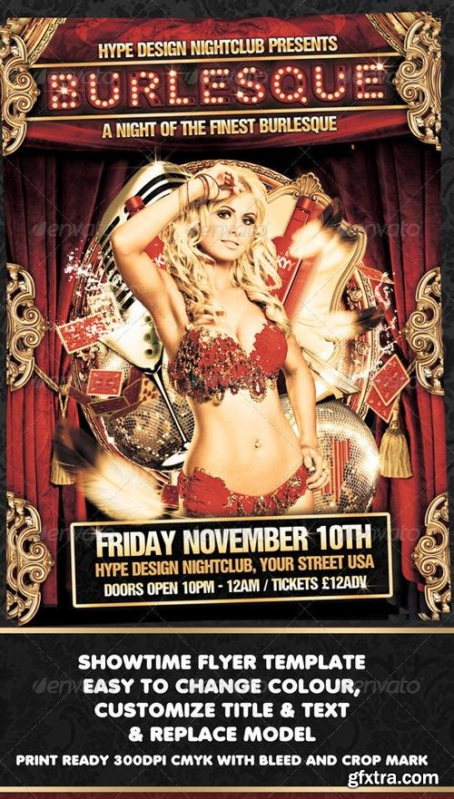 GraphicRiver - Burlesque Flyer Template