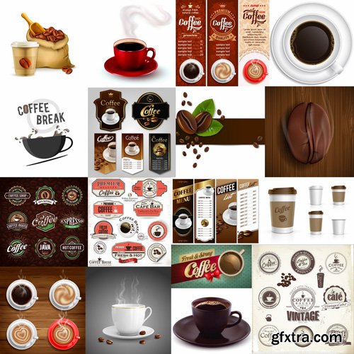 Coffee Collection - 25 Vector