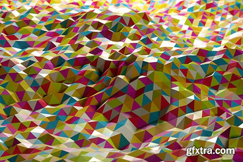 Triangles Backgrounds - 25x JPEGs