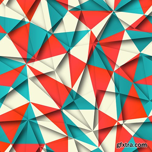 Triangles Backgrounds - 25x JPEGs